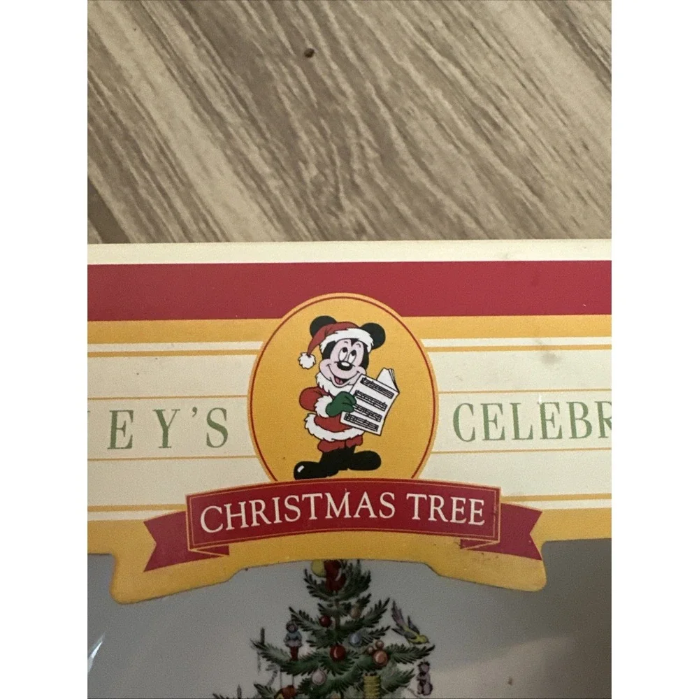 Spode Disney Christmas Tree Celebration Mickey Mouse & Co All Purpose Bowl New